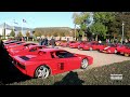 5x Ferrari Testarossa - LOUD Accelerations + Backfiring!!