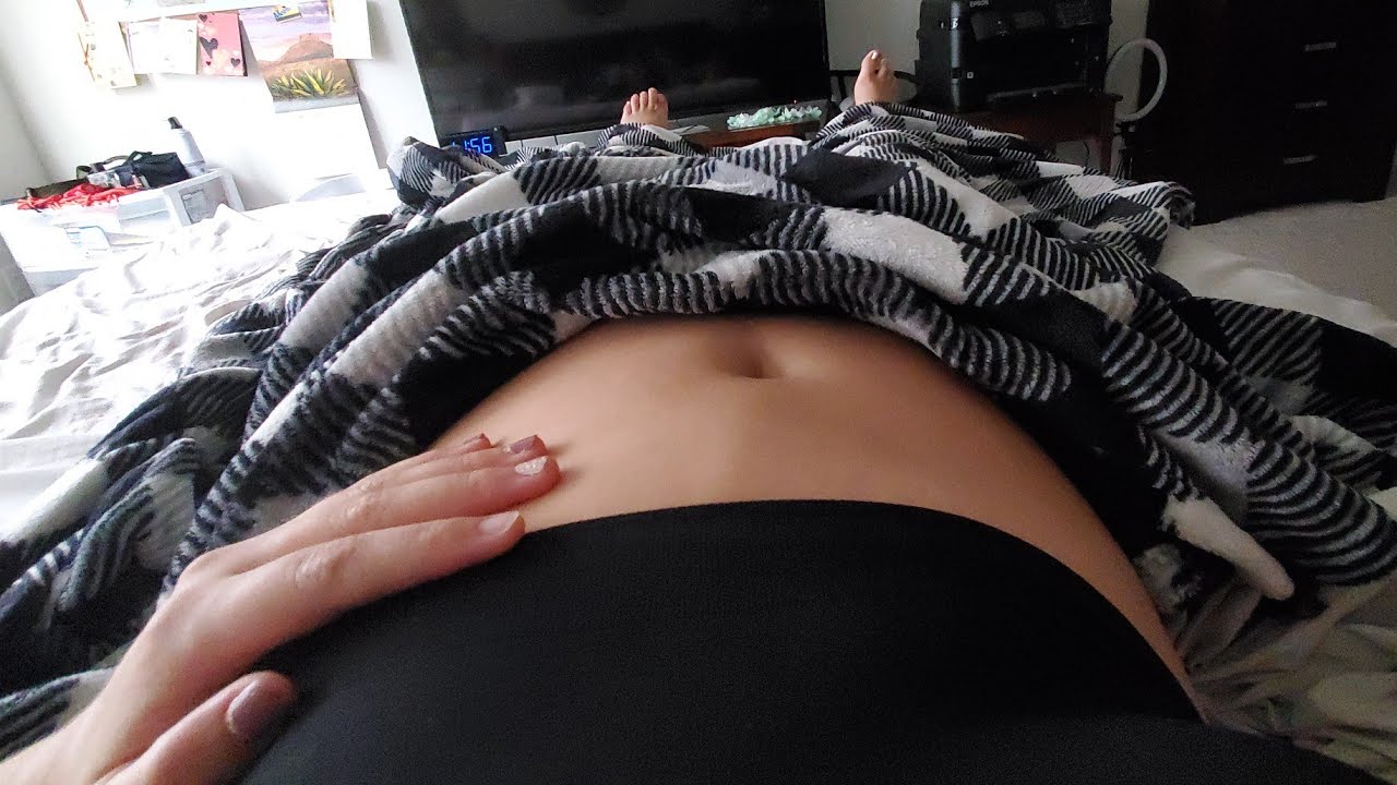 Teasing belly button asking inside