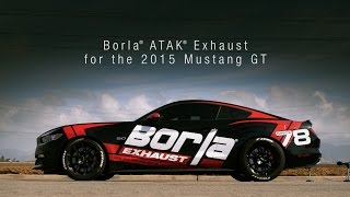 Borla ATAK Exhaust for the 2015 Mustang GT