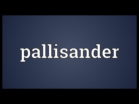 Header of pallisander