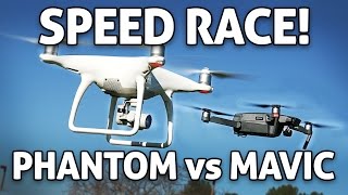 Speed Race Dji Phantom 4 Vs Mavic Pro