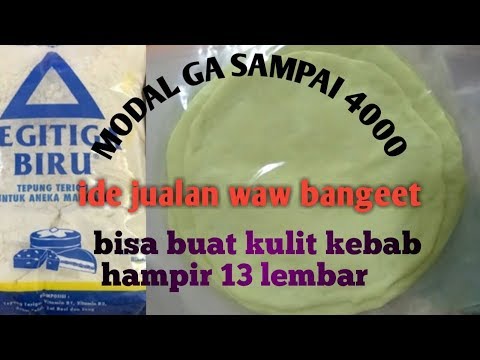 CARA MEMBUAT KULIT KEBAB EKONOMIS