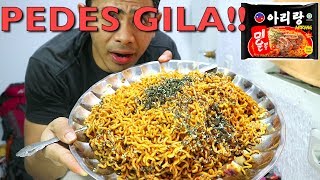 MUKBANG MIE PEDAS KOREA HALAL | 6 Bungkus Arirang