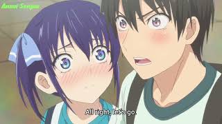 Naoya Holding Nagisa & Saki-Chans Hands In Public Kanojo Mo Kanojo