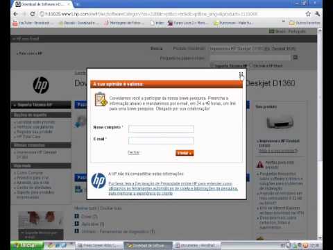 como instalar impressora hp sem o cd de instalação