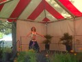 Cajale performs with the Belly Dancers of the AV at the Poppy Festival