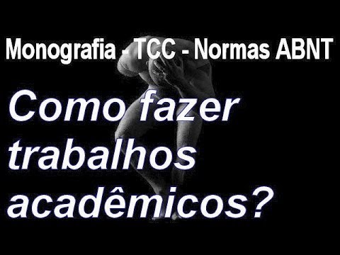 Trabalhos academicos abnt