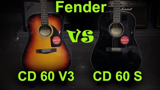 Fender Cd60 V3 Vs Fender Cd60S - Guitar Battle