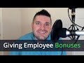 What to Know When Giving Employee Bonuses