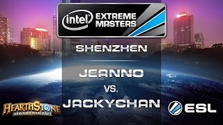 Jeanno vs. JackyChan - Quarterfinals - IEM Shenzhen - Hearthstone
