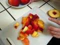 Making peach jam, 01