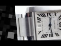 Video Cartier Tank Francaise Large Automatic Stainless Steel Watch