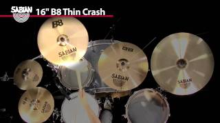 Sabian 16" Thin Crash