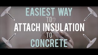 PLASTI-GRIP® PMF Anchor from Rodenhouse Inc. attaches insulation to Concrete Block or CMU