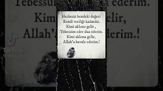 Herkesin Bendeki Degeri Kendi Verdiği Kadardır...
