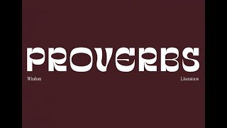 "The Power of Words" | Proverbs