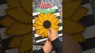 Sunflower String Art Kit Tutorialstring Artstringing Sunflower Spiral Center String Art