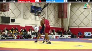 2012 Pan Am 96 Kg Semifinal Yasmany Lugo Cub Vs. Justin Ruiz Usa