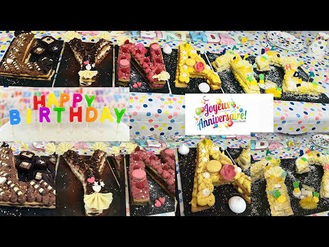 Number cake ou letter pour gâteau d’anniversaire 5 saveurs !
