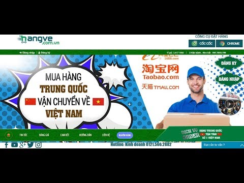 Hướng dẫn order hàng trung quốc hangve.com.vn