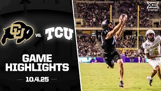 Colorado Vs. Tcu Game Highlights 2025 Big 12 Football