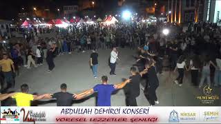 Abdullah Demirci Konseri Yöresel Lezzetler Şenliği Niksar