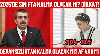 Sınıfta Kalma Olacak Mı? 2025 Devamsızlıktan Kalma Var Mı? Devamsızlık Affı Gelir Mi?