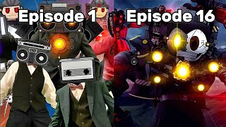 The Skibidi Saga 1-16 Episodes Showdown