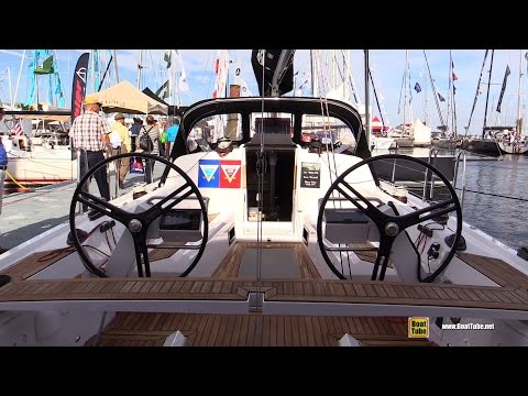 2017 Elan E4 Sailing Yacht - Deck and Interior Walkaround - 2016 Annapolis Sailboat Show