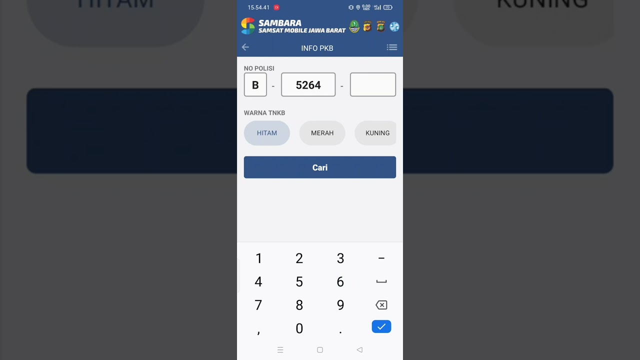 Tutorial cek pajak kendaraan via aplikasi #pajakmotor Tutorial cek pajak kendaraan via aplikasi #pajakmotor