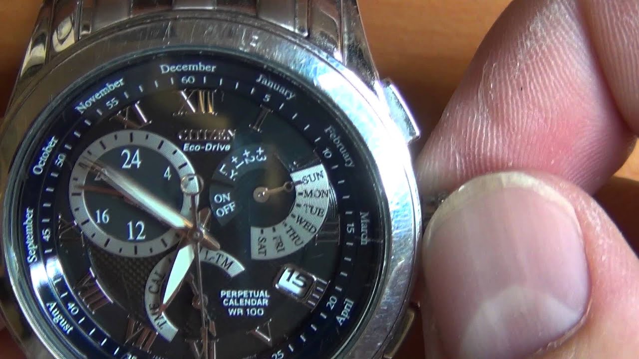 Wrist Watch Review: Part 3 - Citizen Eco-Drive Perpetual Calendar WR