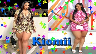 Kiomii - American Curvy Plus-Size Fashion Model Brand Ambador, Body-Positive Activist
