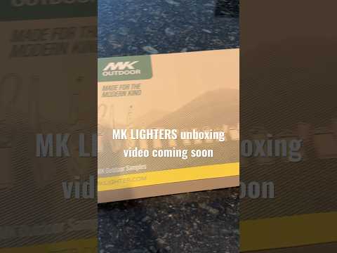 @MKLighter unboxing video dropping soon and stay tuned for the giveaway