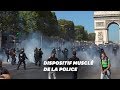 Les gilets jaunes et la police jouent au chat et la souris sur les Champs-Élysées