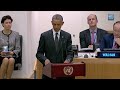 President Obama Speaks at the U.N. Meeting on Ebola