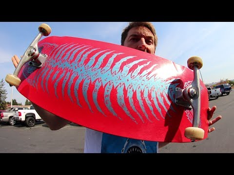 SUPER MASSIVE 12 INCH WIDE SKATEBOARD!