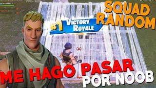 Me Hago Pasar Por Noob Y Les Gano La Partida En Squad Random Me Hago Pasar Por Noob Y Les Gano La Partida En Squad Random