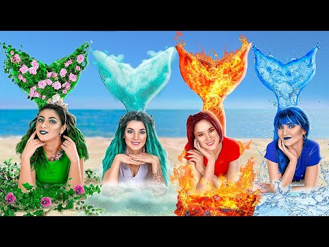 Nàng tiên cá Lửa, Nước, Không khí và Đất / Bốn Nguyên tố ở Trường