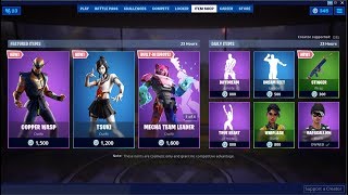 *NEW*Copper Wasp & Tsuki Skins! Fortnite Item Shop July 21, 2019