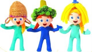 FUNNY KIDS MAKE ORIGINAL COSTUMES ❤ Play Doh Cartoons For Kids