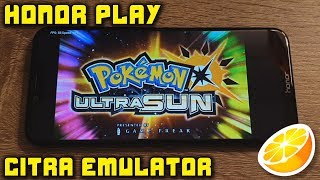 Honor Play Kirin 970 - Official Citra Emulator - Pokemon Ultra Sun - Test
