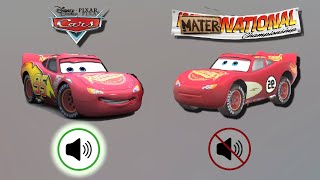 Lightning Mcqueen Voice Clips Comparison Cars The Videogame Vs Mater-National