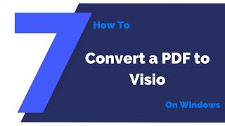 How To Convert Pdf To Visio On Windows Pdfelement 7