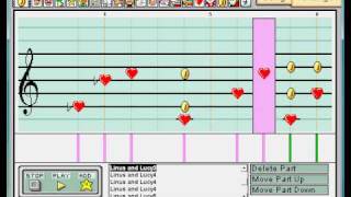 Mario Paint- Linus And Lucy Peanuts