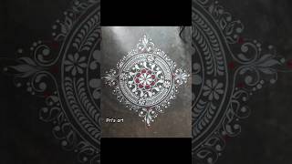 Alpona Designalpona Design With Febric Colour