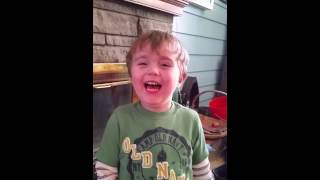 Laughing Grandson