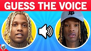 Guess The Rapper's Voice by their Song🎵| Most Popular Rappers Ever | 2023 Rap Qu