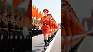 Girls With Falg March