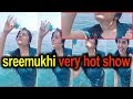 Anchor Sreemukhi latest video Sri Mukhi enjoying Holidays in Goa sreemukhi very hot show Srimukhi