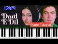 Darde Dil Darde Jigar || Piano Tutorial || Karz || Mo. Rafi || With Complete Music Part ||